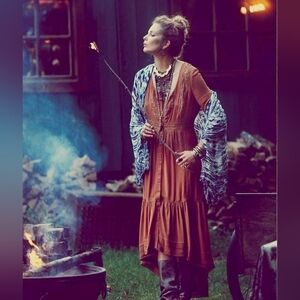Free People Vintage Estelle Maxi Dress 6